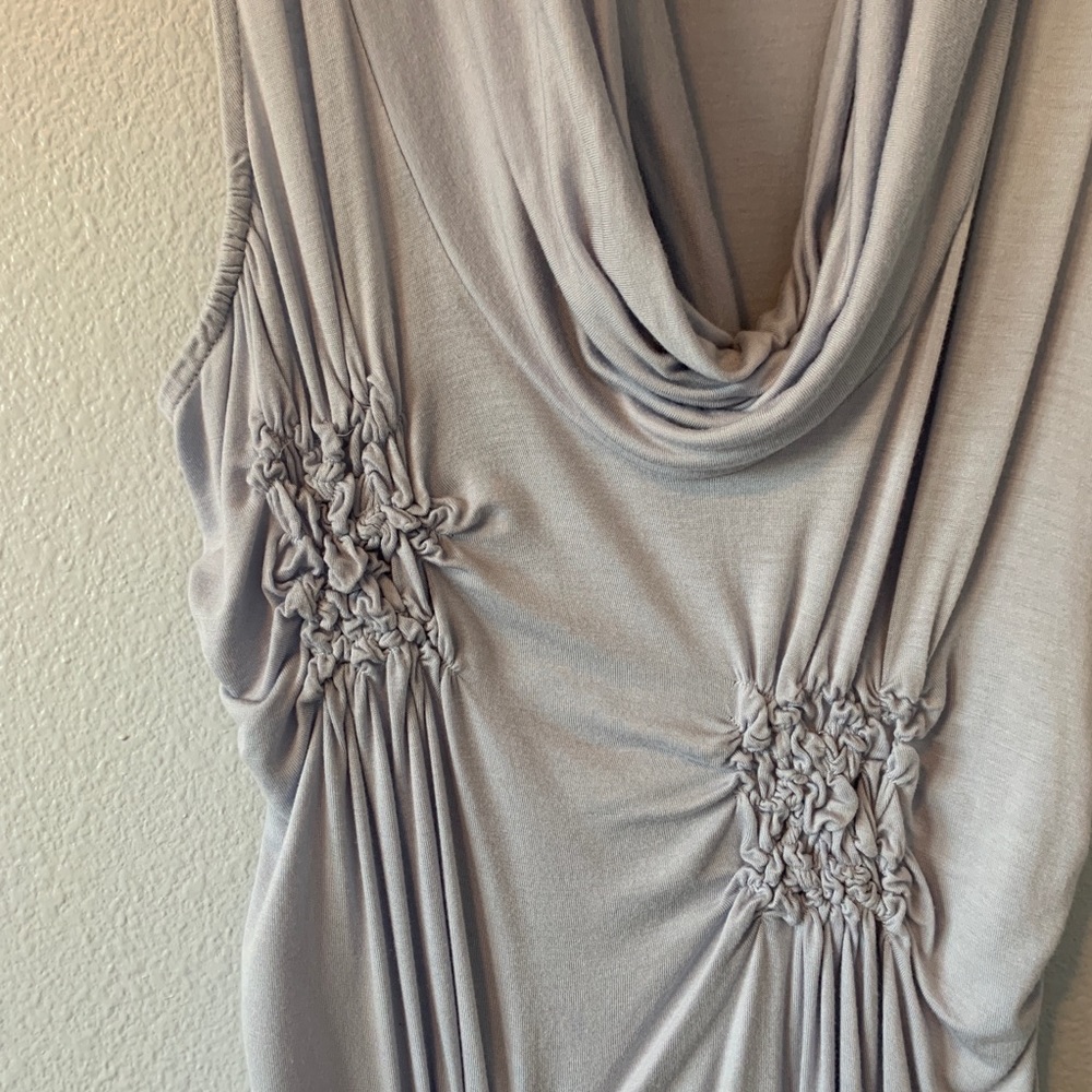 Casual/Dressy Halter Top Grey Cotton
